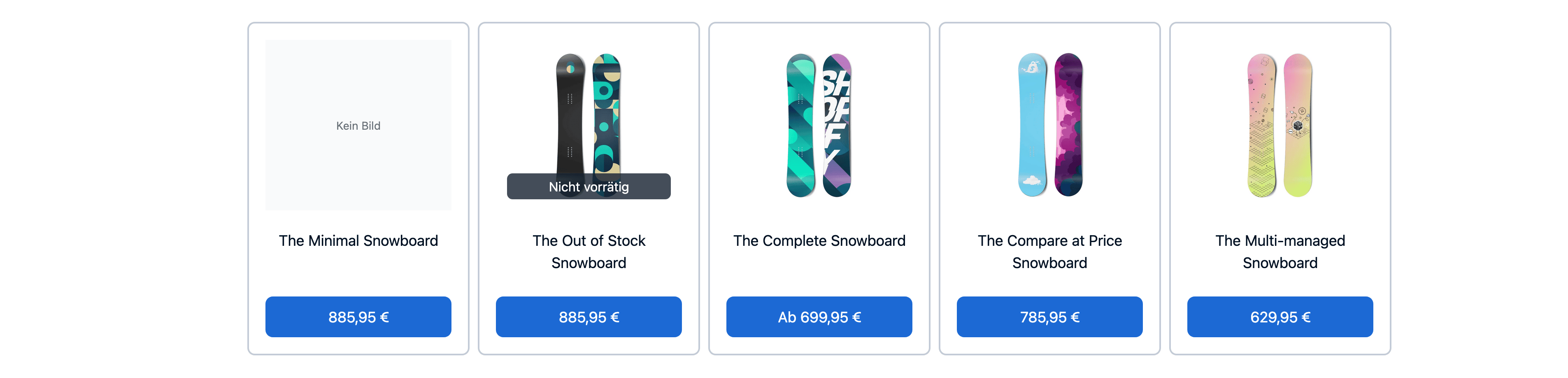 Upsell block